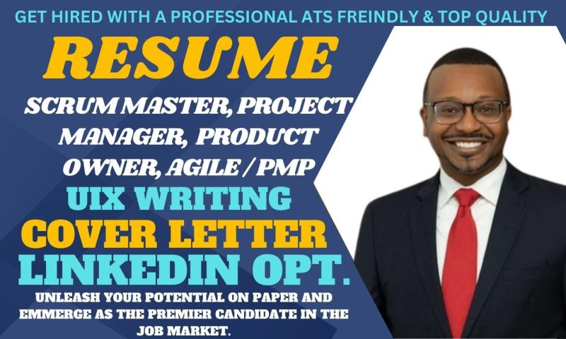 I will create agile, scrum master, product owner, project management, and pmp style