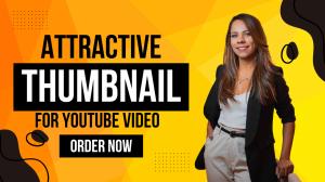 I will design high quality youtube thumbnail for you tube video
