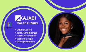 I will design online course, sales funnel on Go High Level, Kajabi, Kartra, Thinkific