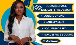 I will Squarespace website redesign, Squarespace website design, Squarespace design