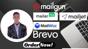 I will configure and setup mautic mailwizz mailgun mailerlite mailjet email service