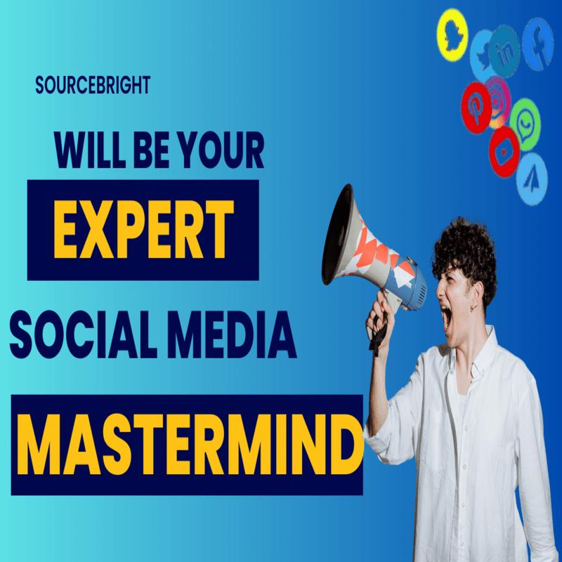 I Will Be Your Social Media Marketing Mastermind Content Creator