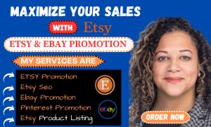 I will endorse etsy shop for digital product listing, etsy SEO, eBay promotion