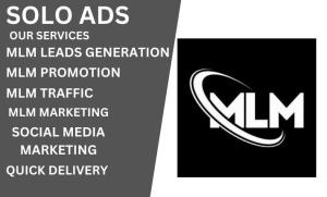 I will promote USA solo ads affiliate link promotion MLM leads generation