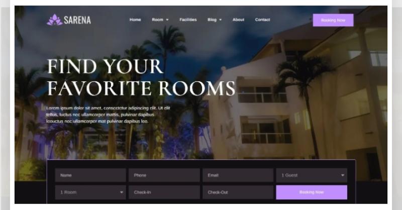 I will design vacation rental, Airbnb, and rental website with booking