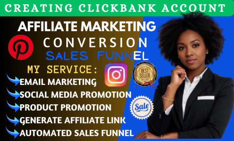 Build Clickbank Account to Boost Clickbank Affiliate Link Promotion