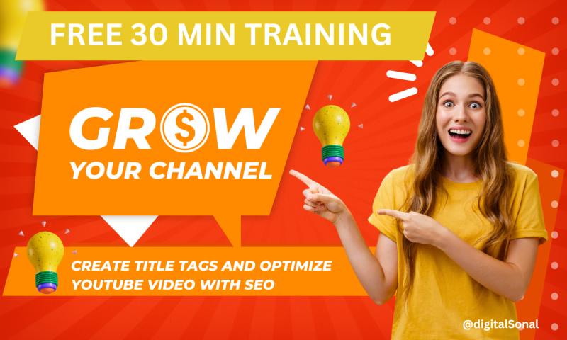 I will create title tags and optimize youtube video with SEO