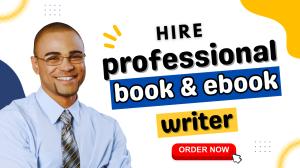 I will be your ebook author, kindle ghostwriter, amazon KDP author or ghostwriter