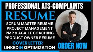 I will specialize in crafting Scrum Master Resume, Agile, Product Owner, Scrum Master