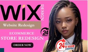 I will Wix website redesign and Wix website design