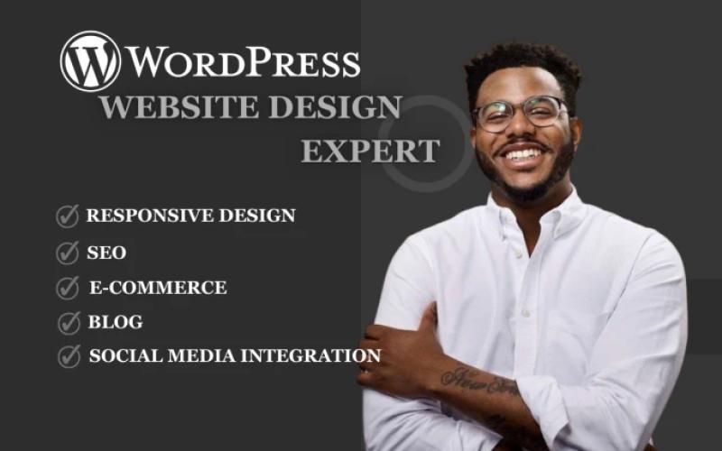 I will WordPress Website Design, WordPress Website Redesign, WordPress Website Design