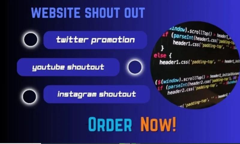 I will shoutout twitter share link website promotion crypto app yt to your audience