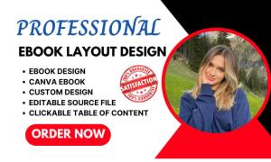I will design Canva eBook, KDP journal or workbook, interior layout, planner, graphics