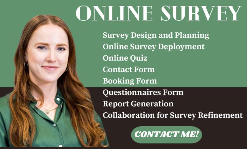 I will conduct your online survey help to complete your quantity surveying reports