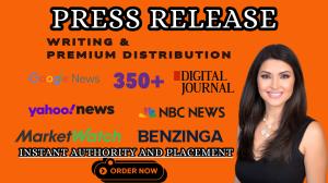 I will do press release, press release writing and press release distribution