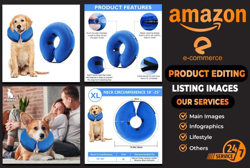 I will design Amazon product listing images or Amazon photo editing