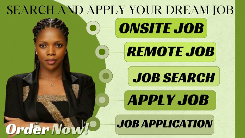 I will search and apply for remote jobs or onsite jobs on your behalf, career change cv