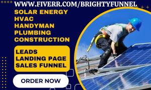 Generate Solar Energy HVAC Roofing Handyman Plumbing Construction Leads