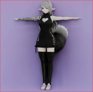 I will craete a custom 3d vrchat avatar for your game
