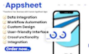 I will create stunning appsheet mobile apps for ios and android