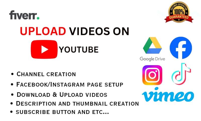 I will transfer video and files from any platform to Vimeo and YouTube