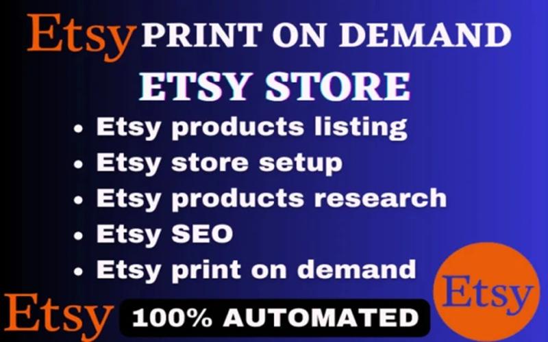 I will design Etsy digital products Etsy print on demand shop SEO