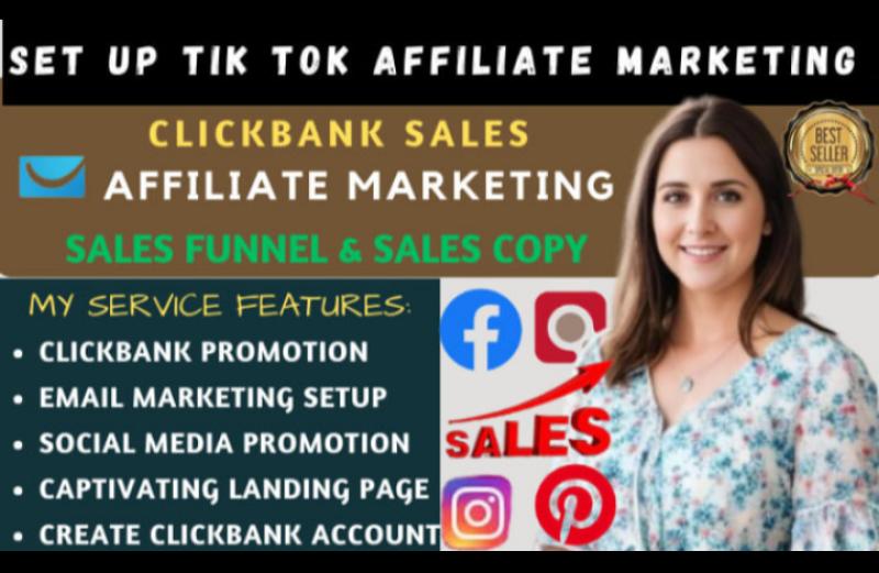 boost clickbank sales, set up tik tok affiliate marketing with sales copy
