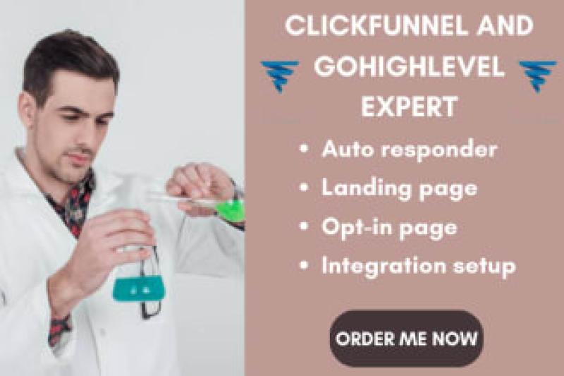 Design a High Converting Sales Funnel in Clickfunnels or GoHighLevel