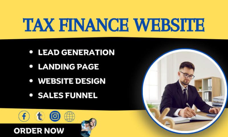 I will tax website finance tax tax landing page tax website
