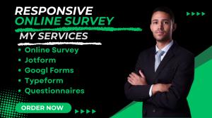 I will do surveys online with a size of 1000 respondents from target audience