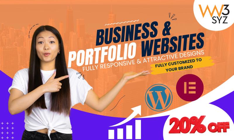 I will professionally build WordPress personal or business websites