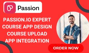 Build attractive online course app on passion io