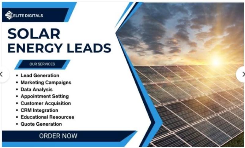 I will solar lead solar energy generation solar website solar landing page sales funnel