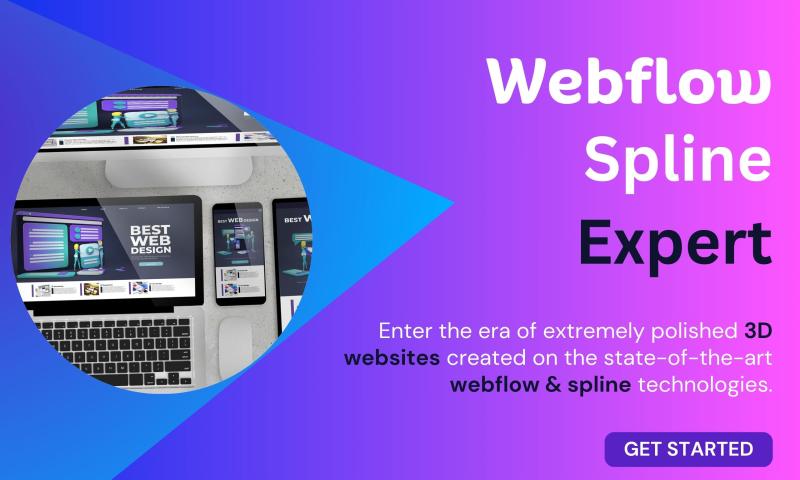 Design Webflow Website and Redesign Webflow 3D Spline Animation – Webflow Expert