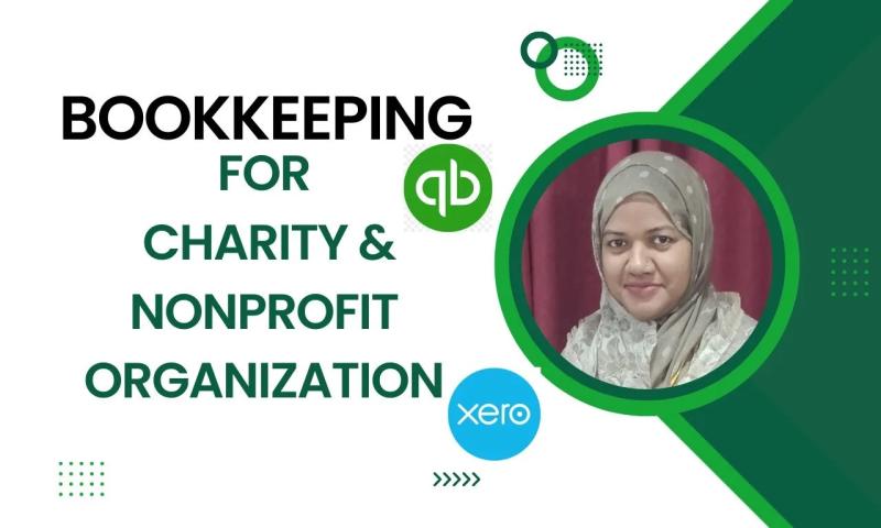 I will do bookkeeping for charity and non-profit businesses