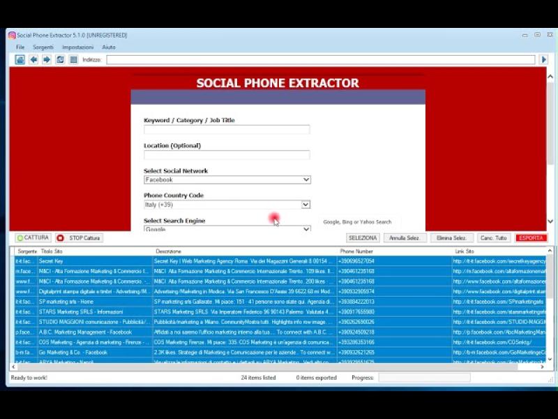 Buy Social phone extractor PRO All In One Data Extractor