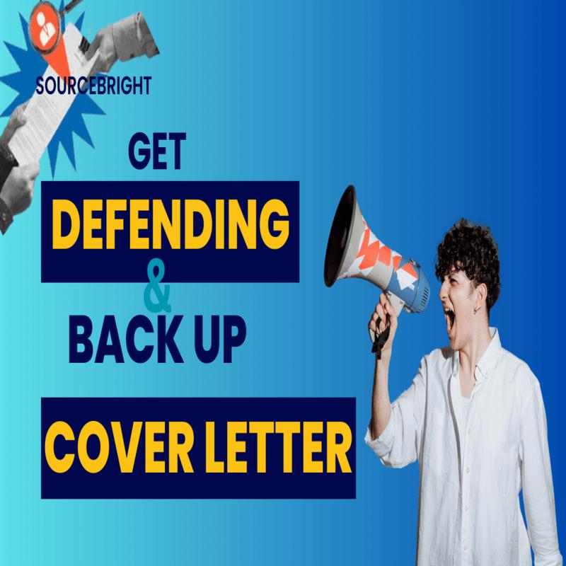 I will write you a supportive cover letter to defend your CV resume