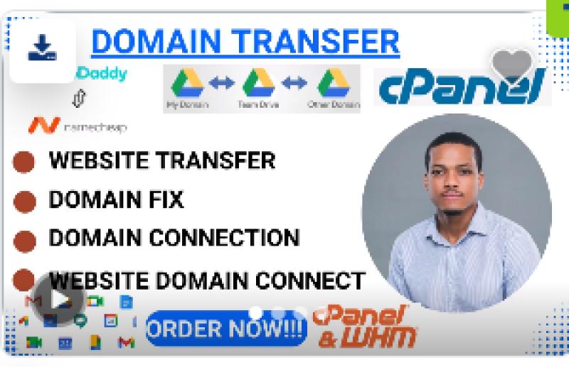 I will DNS domain transfer, hosting, website transfer, Office365, Google Workspace