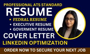 I will edit federal resume, government, executive, ksa military, usajobs resume writing