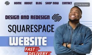 I will squarespace website squarespace website design squarespace website redesign