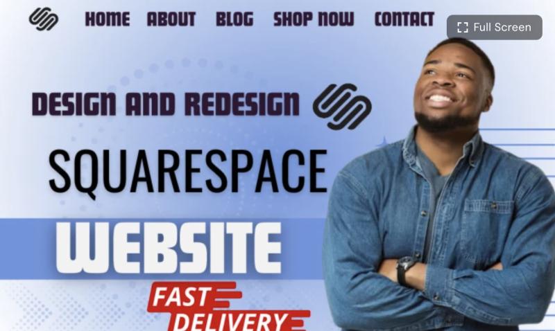 I will squarespace website squarespace website design squarespace website redesign