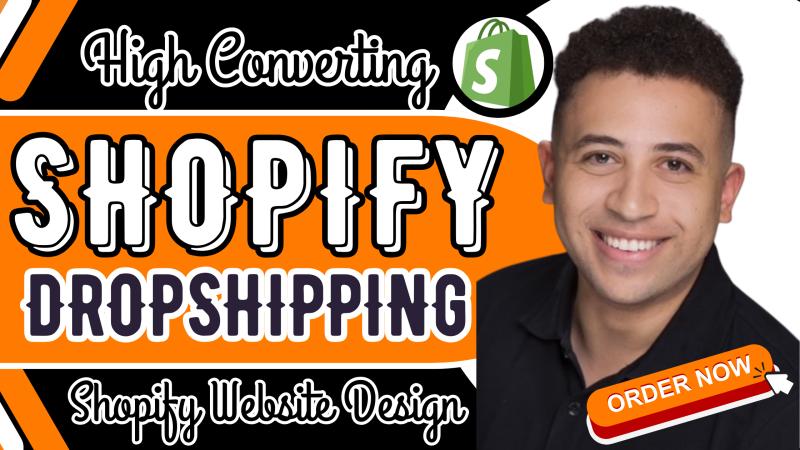 I will design shopify store, shopify dropshipping store design,shopify website redesign