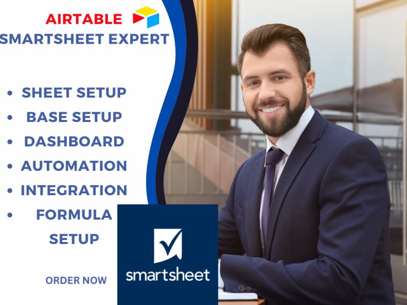 I will create a seamless Airtable Smartsheet system for you