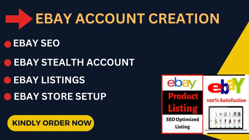 I will create complete eBay Stealth Account, eBay Store Setup, eBay Account