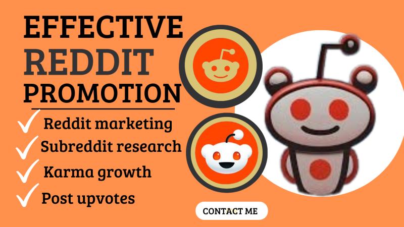 I will do reddit promotion, reddit marketing ads, link promotion for business growth