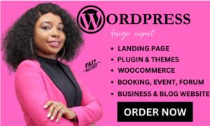 I will create stunning WordPress website designs