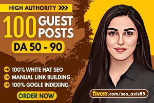 I will dofollow guest post article on premium high da manual backlinks posting service