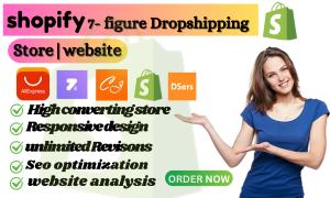 I Will Create a USA Shopify Dropshipping Store using CJDropship, DSers, Zendrop, Spocket