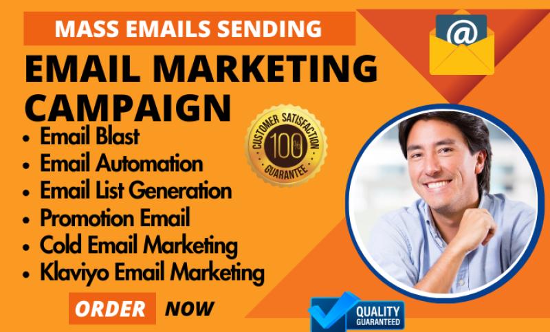 I will send bulk emails bulk email campaign bulk sms bulk cold email marketing