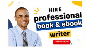 I will be an ebook author, kindle ghostwriter, amazon KDP author or ghostwriter,3kwords